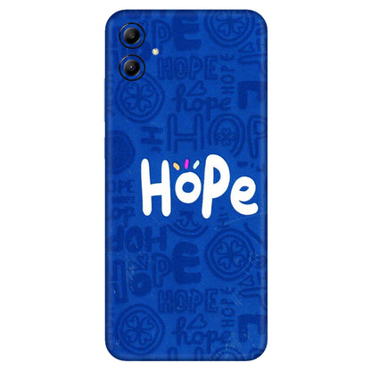 Samsung A/S Series Phone Skins (All Models) - Hope Doodles Blue - 3D Embossed Finish (L-43) Samsung Galaxy A04E
