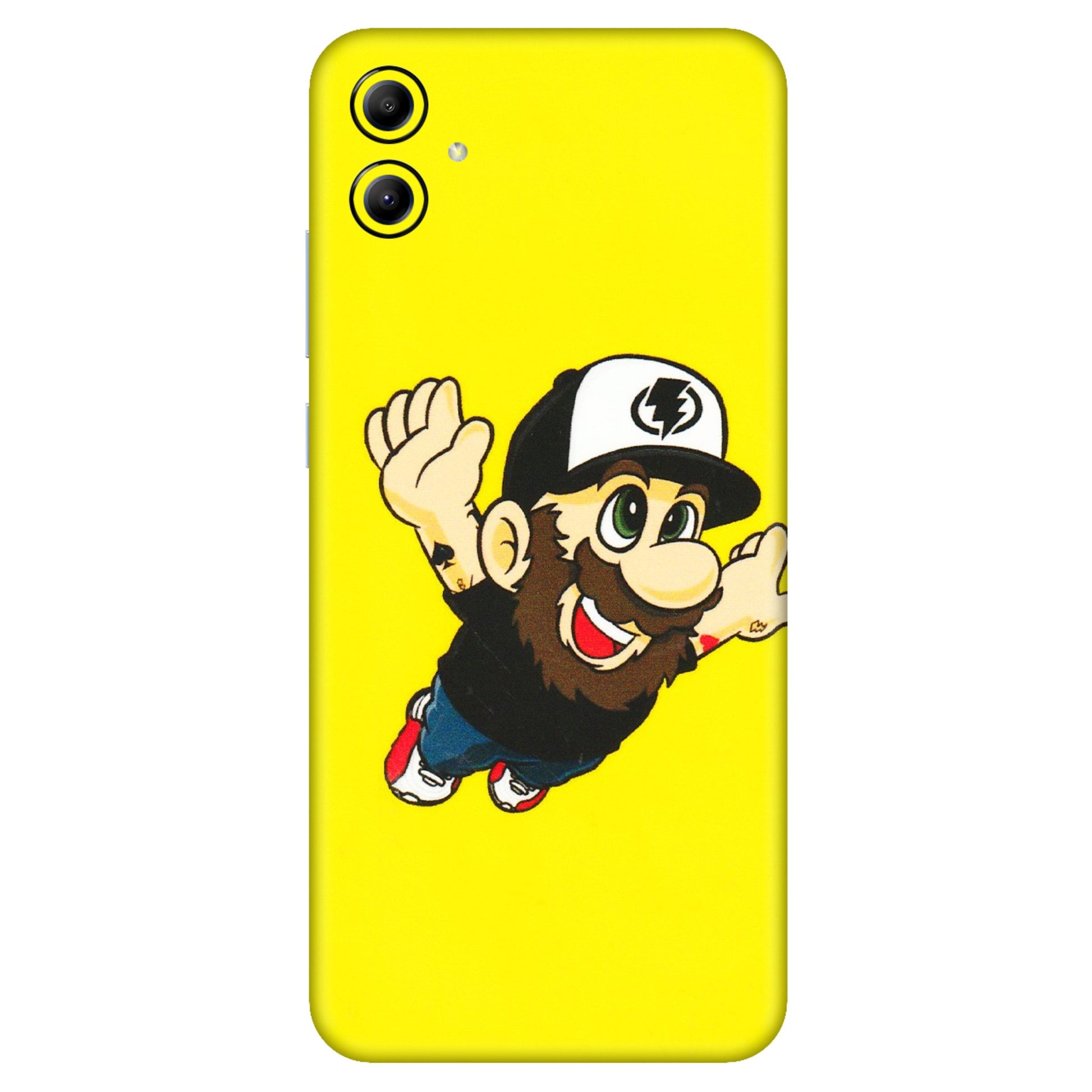 Samsung A/S Series Phone Skins (All Models) - Flying Beardo - 3D Embossed Finish (L-60) Samsung Galaxy A04E