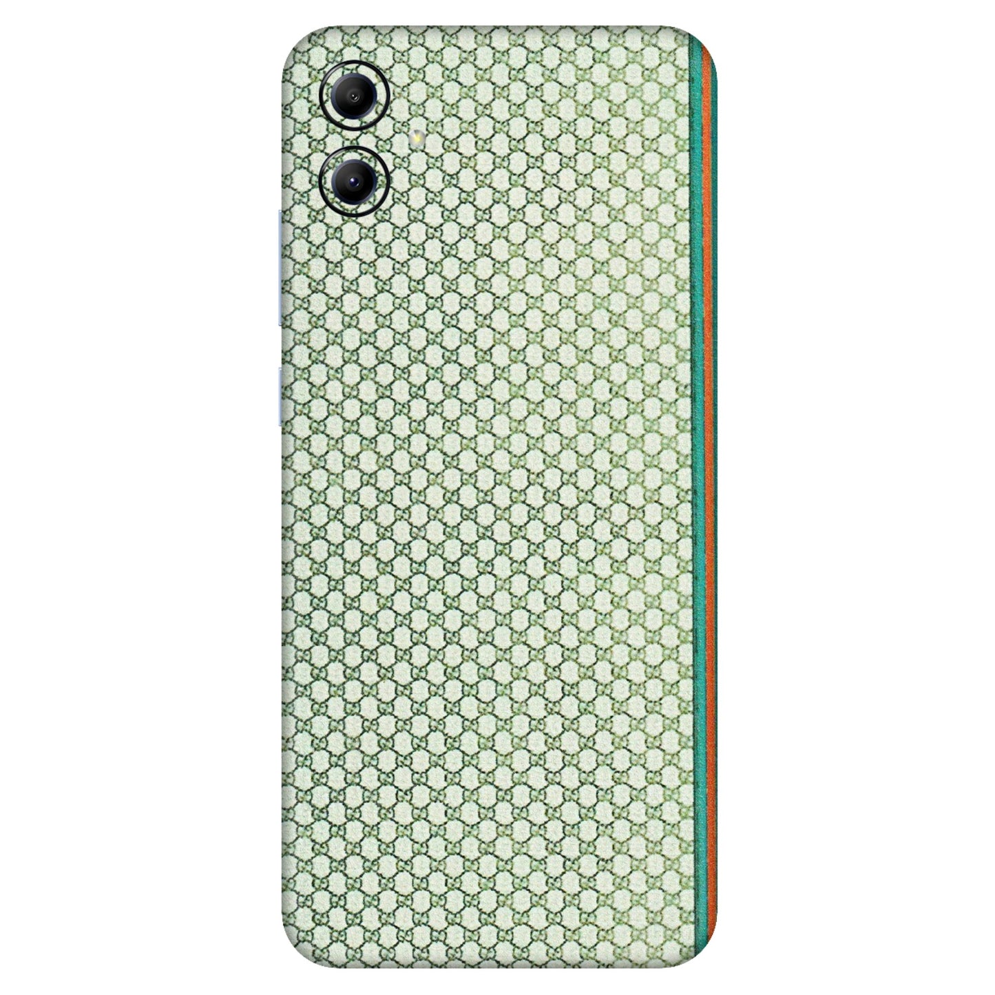 Samsung A/S Series Phone Skins (All Models) - Gucci Fabric Pattern - 3D Embossed Finish (L-73) Samsung Galaxy A04E