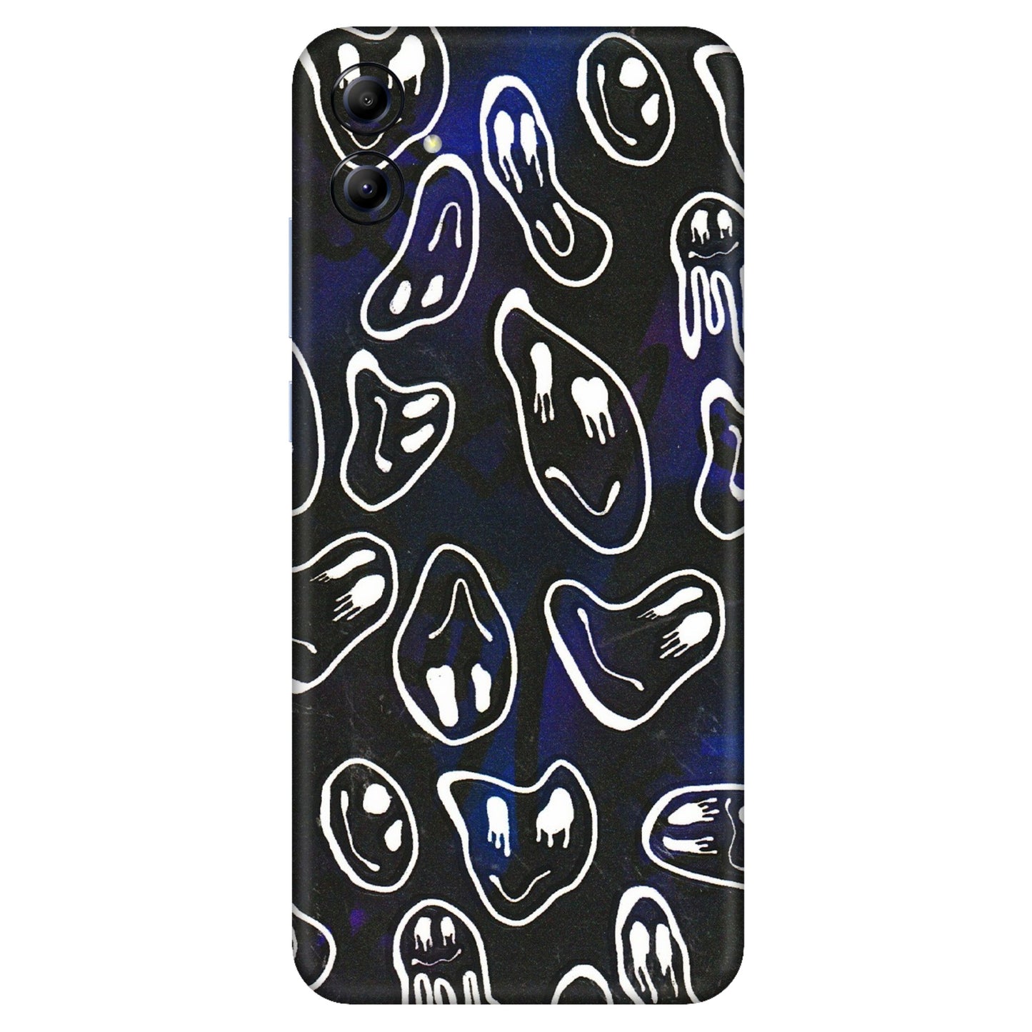 Samsung A/S Series Phone Skins (All Models) - Distorted Smileys - 3D Embossed Finish (L-92) Samsung Galaxy A04E