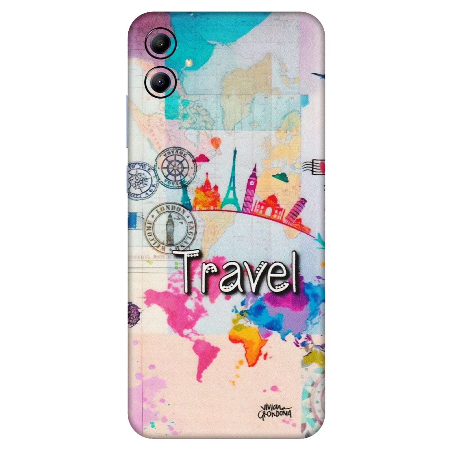 Samsung A/S Series Phone Skins (All Models) - Travel The Wonders - Matte Finish (M-108) Samsung Galaxy A04E