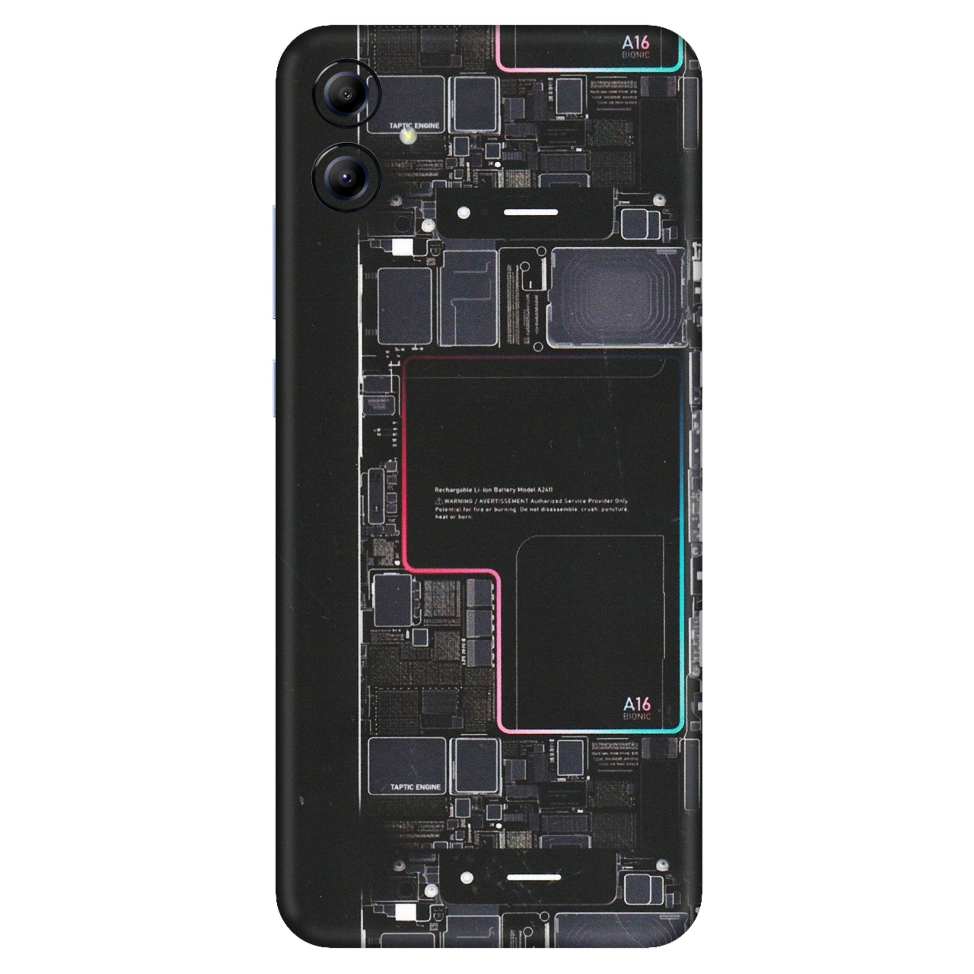 Samsung A/S Series Phone Skins (All Models) - Motherboard Circuit Layout - Matte Finish (M-117) Samsung Galaxy A04E