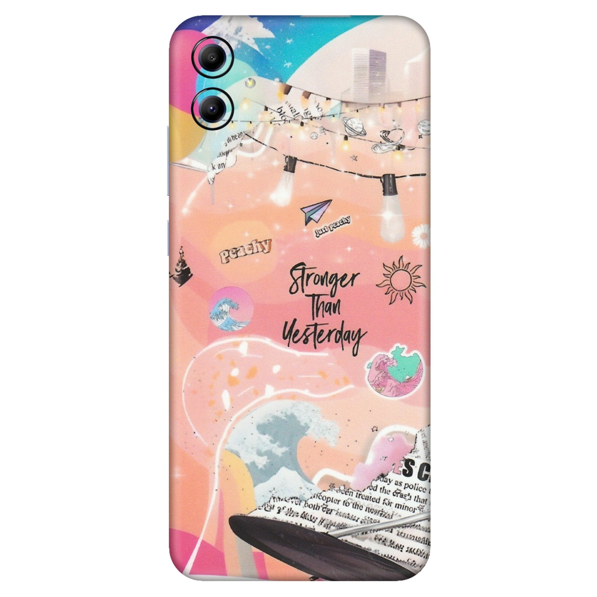 Samsung A/S Series Phone Skins (All Models) - Stronger Then Yesterday - Matte Finish (M-128) Samsung Galaxy A04E