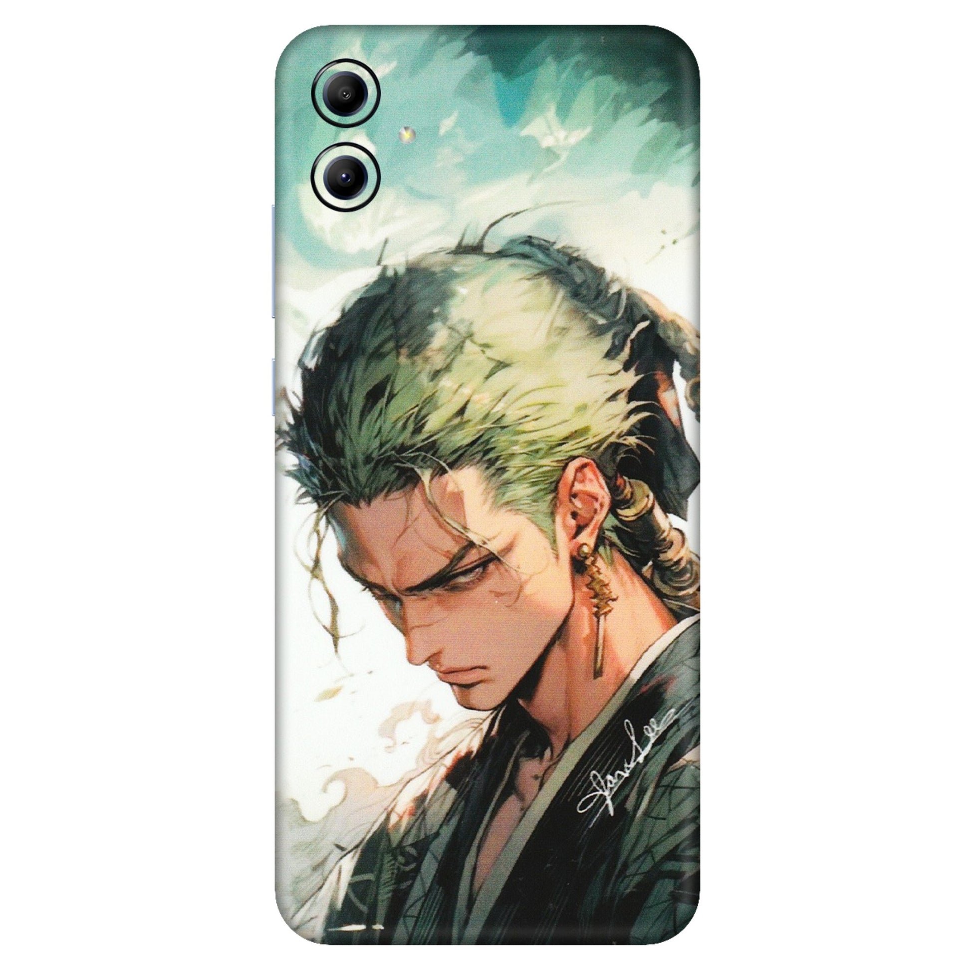 Samsung A/S Series Phone Skins (All Models) - New Roronoa Zoro One Picece Anime - Matte Finish (M-140) Samsung Galaxy A04E