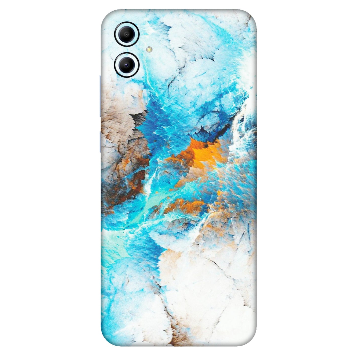 Samsung A/S Series Phone Skins (All Models) - Blue Waves Abstract - Matte Finish (M-19) Samsung Galaxy A04E