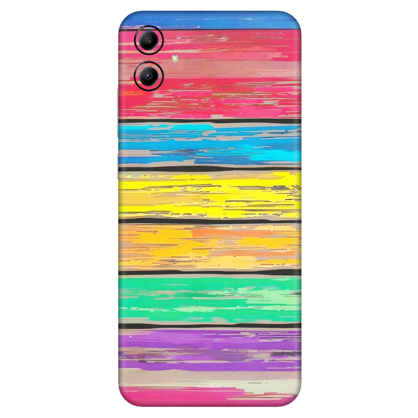 Samsung A/S Series Phone Skins (All Models) - Multi Colour Wooden Wall - Matte Finish (M-96) Samsung Galaxy A04E