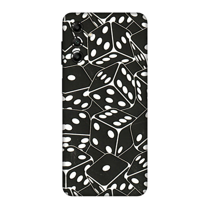 Samsung A/S Series Phone Skins (All Models) - Big Black Dices - 3D Embossed Finish (L-106) Samsung Galaxy A04S