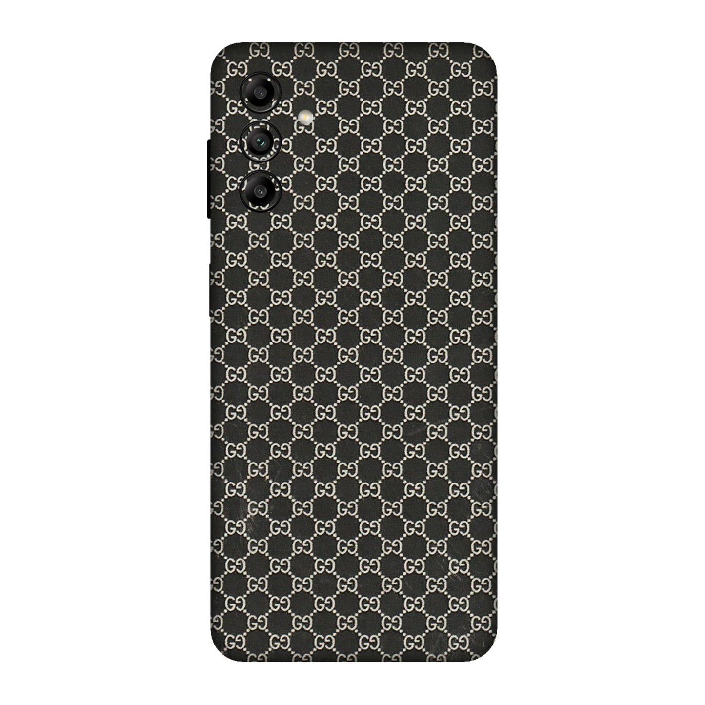 Samsung A/S Series Phone Skins (All Models) - Black G Print - 3D Embossed Finish (L-109) Samsung Galaxy A04S