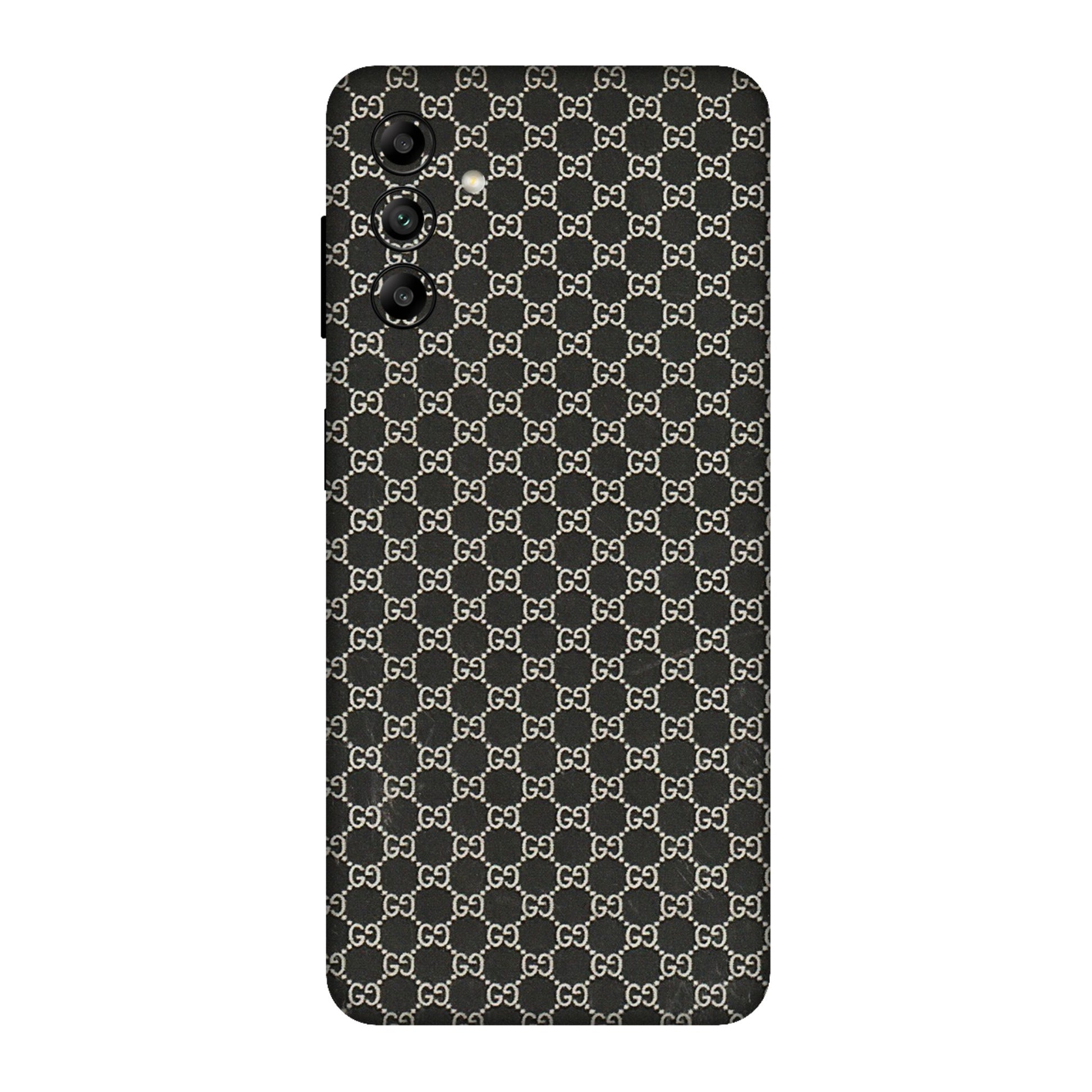 Samsung A/S Series Phone Skins (All Models) - Black G Print - 3D Embossed Finish (L-109) Samsung Galaxy A04S