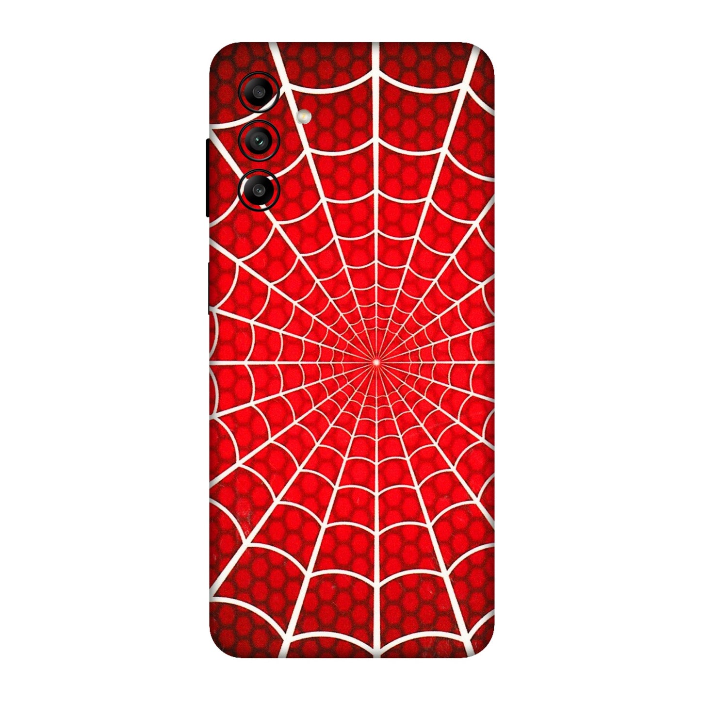 Samsung A/S Series Phone Skins (All Models) - Classic Spidey Web - 3D Embossed Finish (L-115) Samsung Galaxy A04S