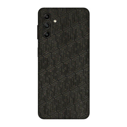 Samsung A/S Series Phone Skins (All Models) - Black Abstract Pattern - 3D Embossed Finish (L-117) Samsung Galaxy A04S