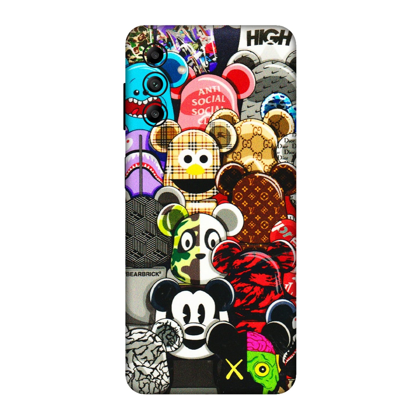 Samsung A/S Series Phone Skins (All Models) - More Mickey Mouses - 3D Embossed Finish (L-118) Samsung Galaxy A04S