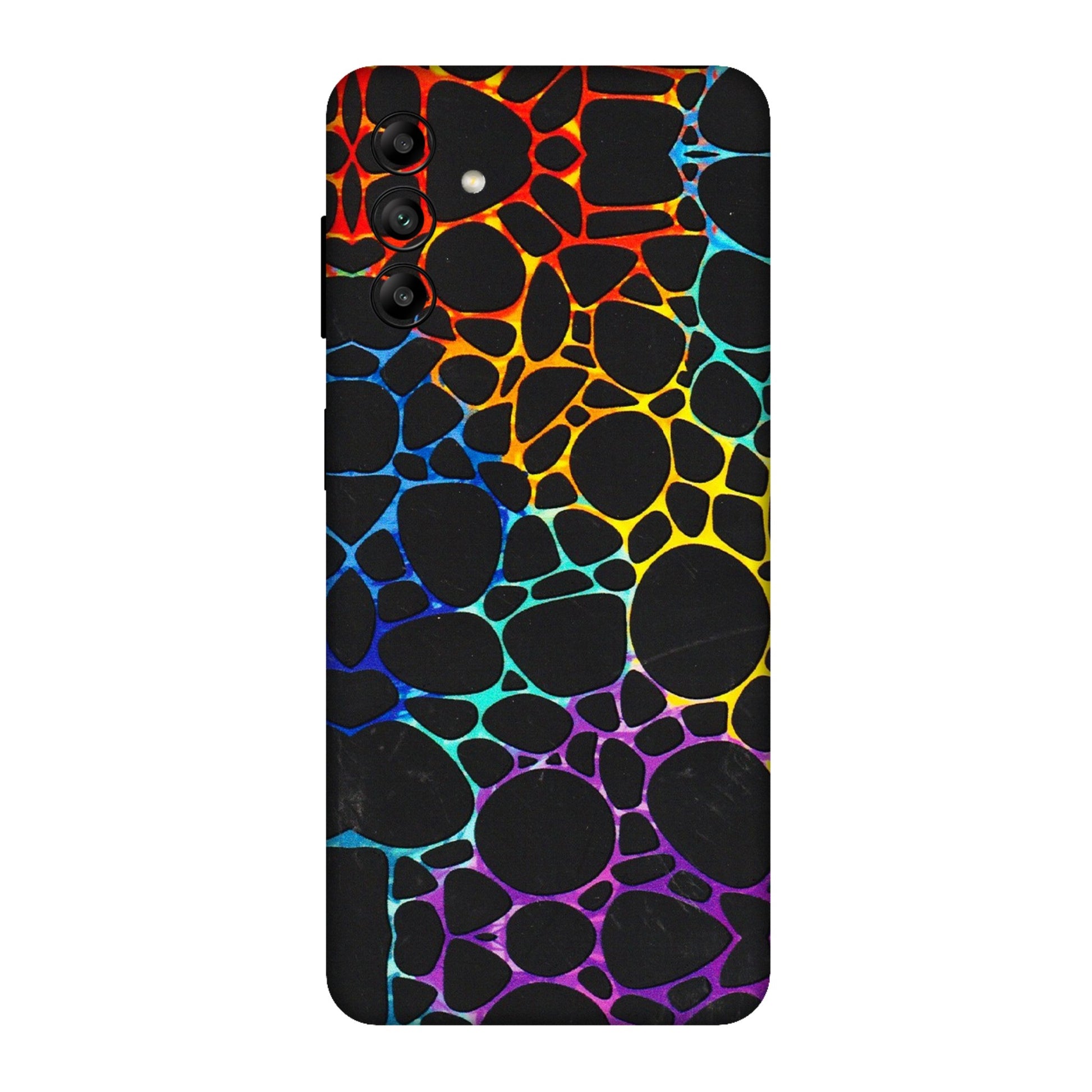 Samsung A/S Series Phone Skins (All Models) - Abstract Art MultiColour - 3D Embossed Finish (L-133) Samsung Galaxy A04S