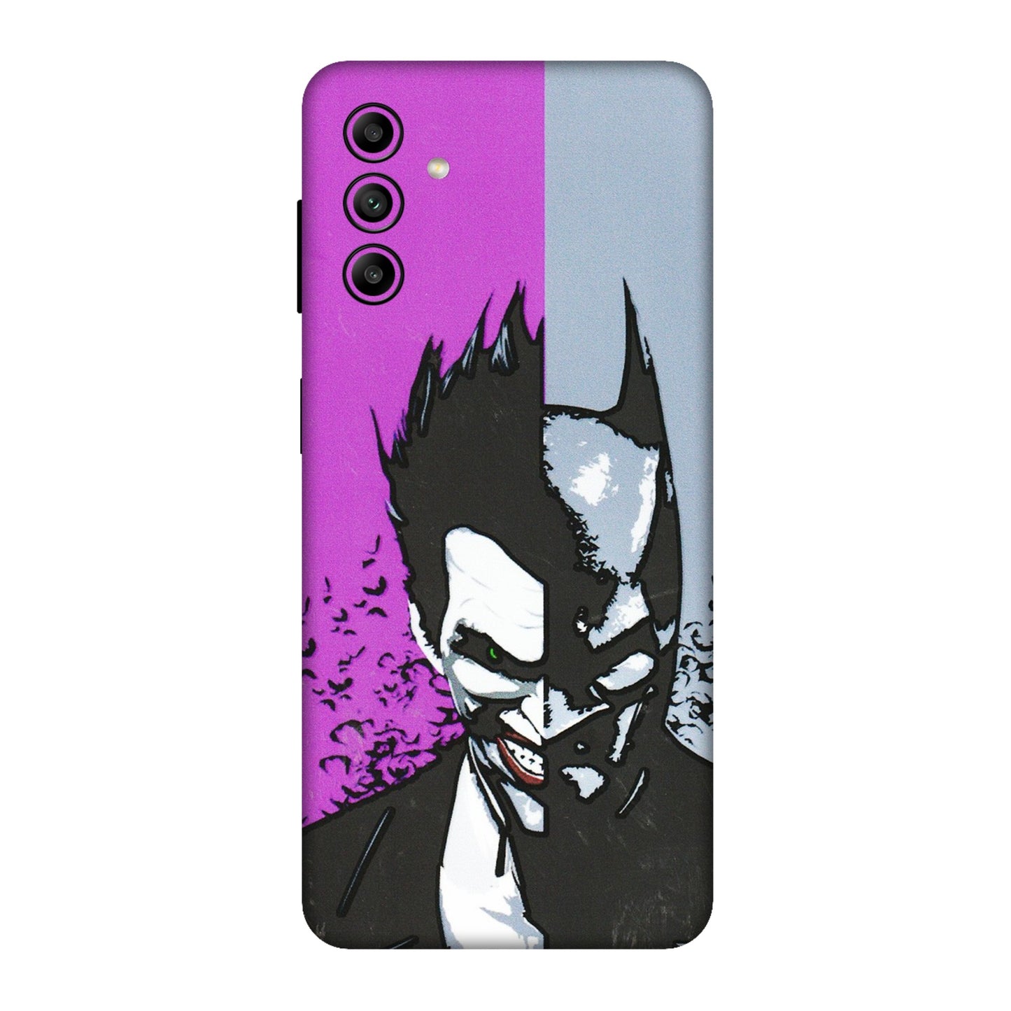 Samsung A/S Series Phone Skins (All Models) - Batman & Joker - 3D Embossed Finish (L-143) Samsung Galaxy A04S