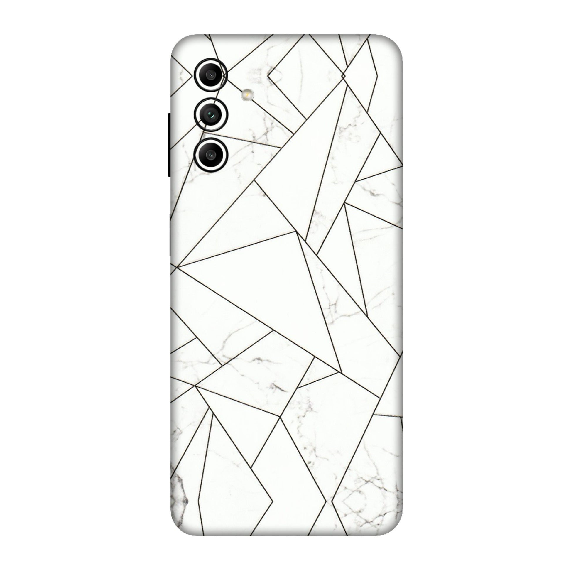 Samsung A/S Series Phone Skins (All Models) - Luxury White Marble Effect - 3D Embossed Finish (L-168) Samsung Galaxy A04S