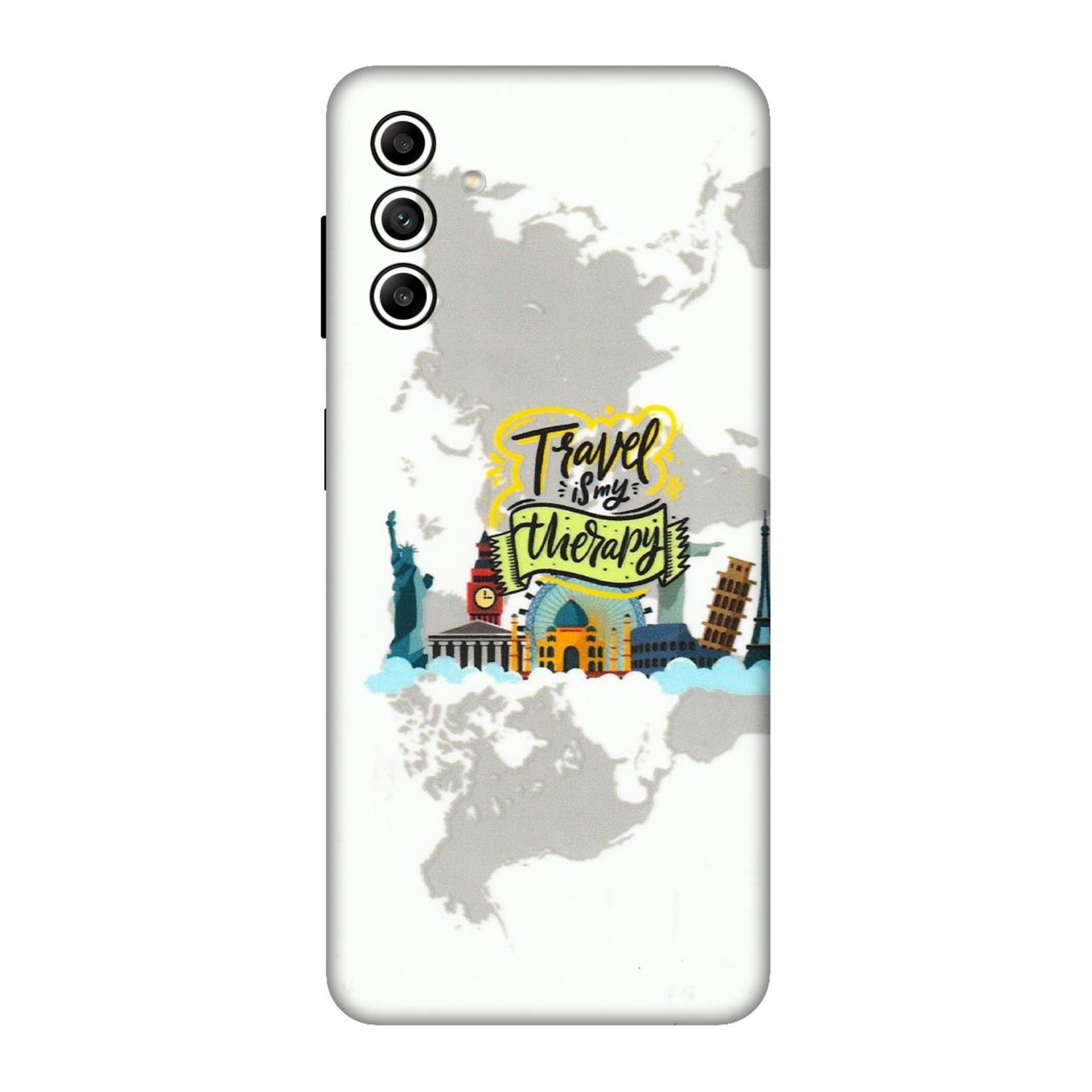 Samsung A/S Series Phone Skins (All Models) - Travel Therapy - 3D Embossed Finish (L-199) Samsung Galaxy A04S