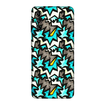 Samsung A/S Series Phone Skins (All Models) - Funky Zig Zag - 3D Embossed Finish (L-223) Samsung Galaxy A04S