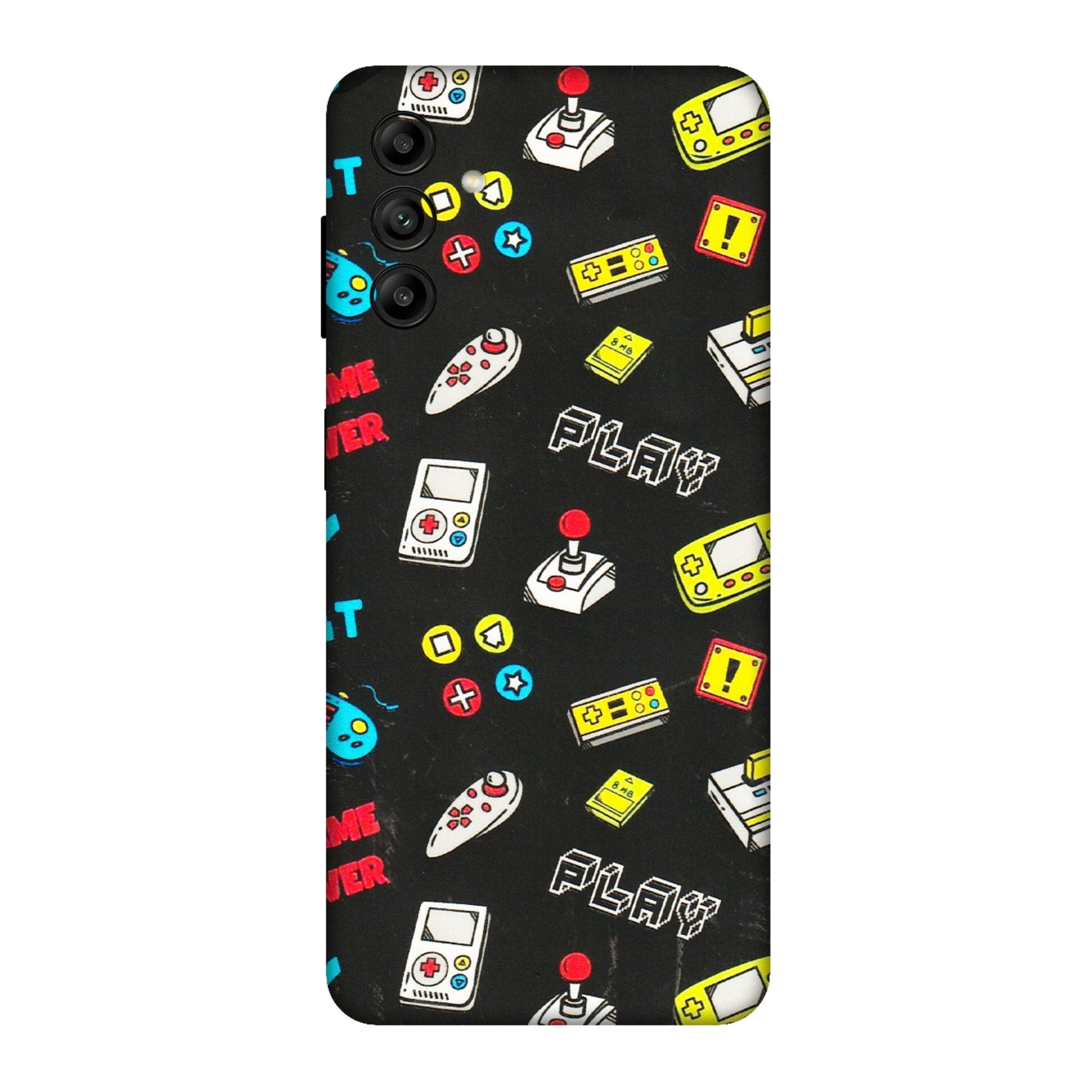 Samsung A/S Series Phone Skins (All Models) - Gaming Doodles - 3D Embossed Finish (L-224) Samsung Galaxy A04S