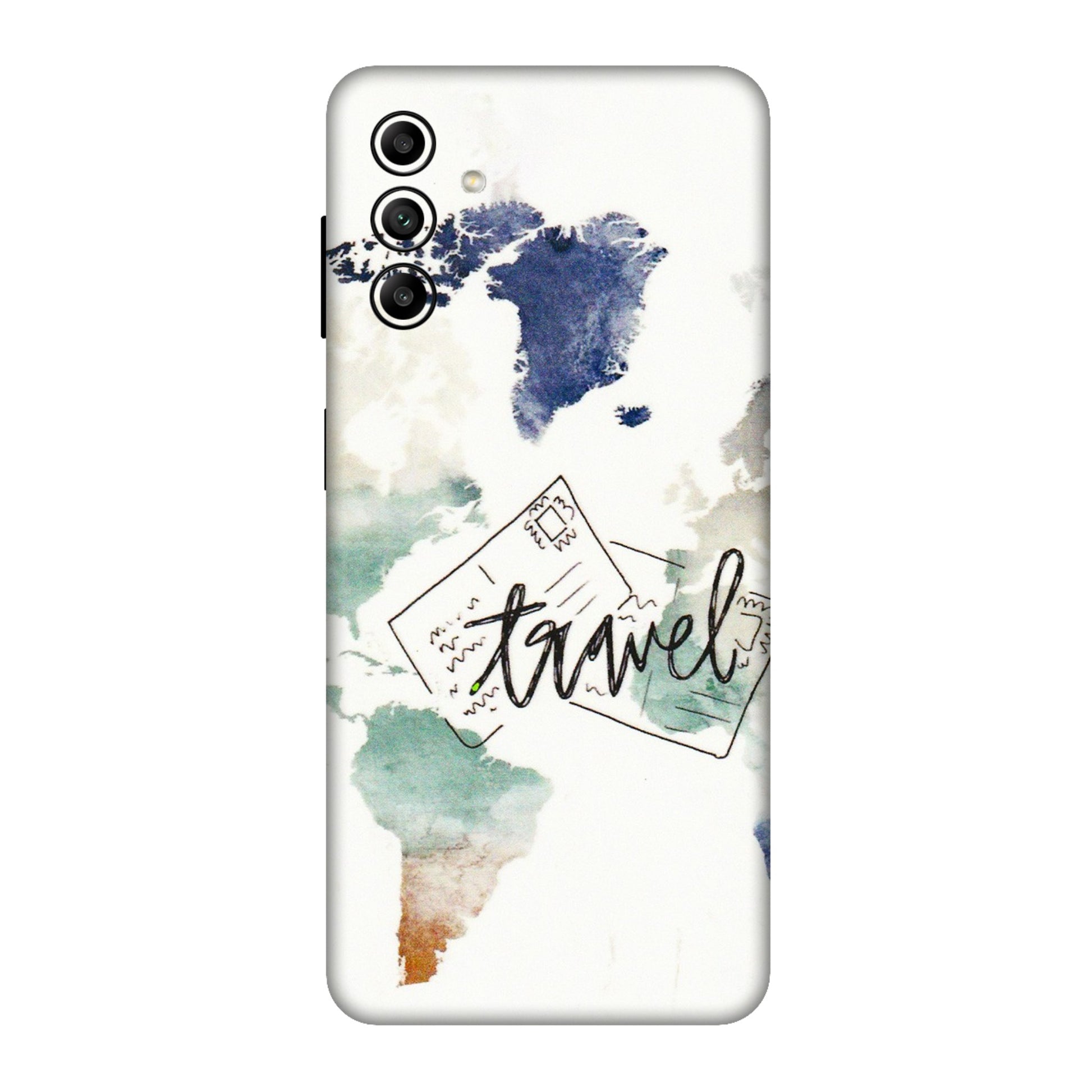 Samsung A/S Series Phone Skins (All Models) - Travel The World - 3D Embossed Finish (L-232) Samsung Galaxy A04S