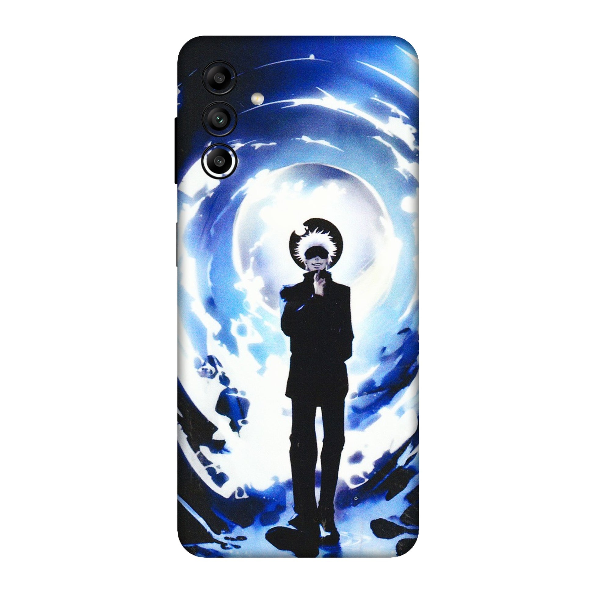 Samsung A/S Series Phone Skins (All Models) - Satoru Gojo Dark Blue - 3D Embossed Finish (L-235) Samsung Galaxy A04S