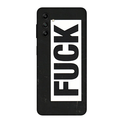 Samsung A/S Series Phone Skins (All Models) - The F Word - 3D Embossed Finish (L-255) Samsung Galaxy A04S