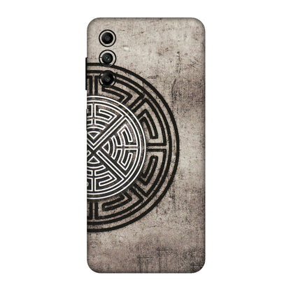 Samsung A/S Series Phone Skins (All Models) - Mysterious Circular Design - 3D Embossed Finish (L-63) Samsung Galaxy A04S