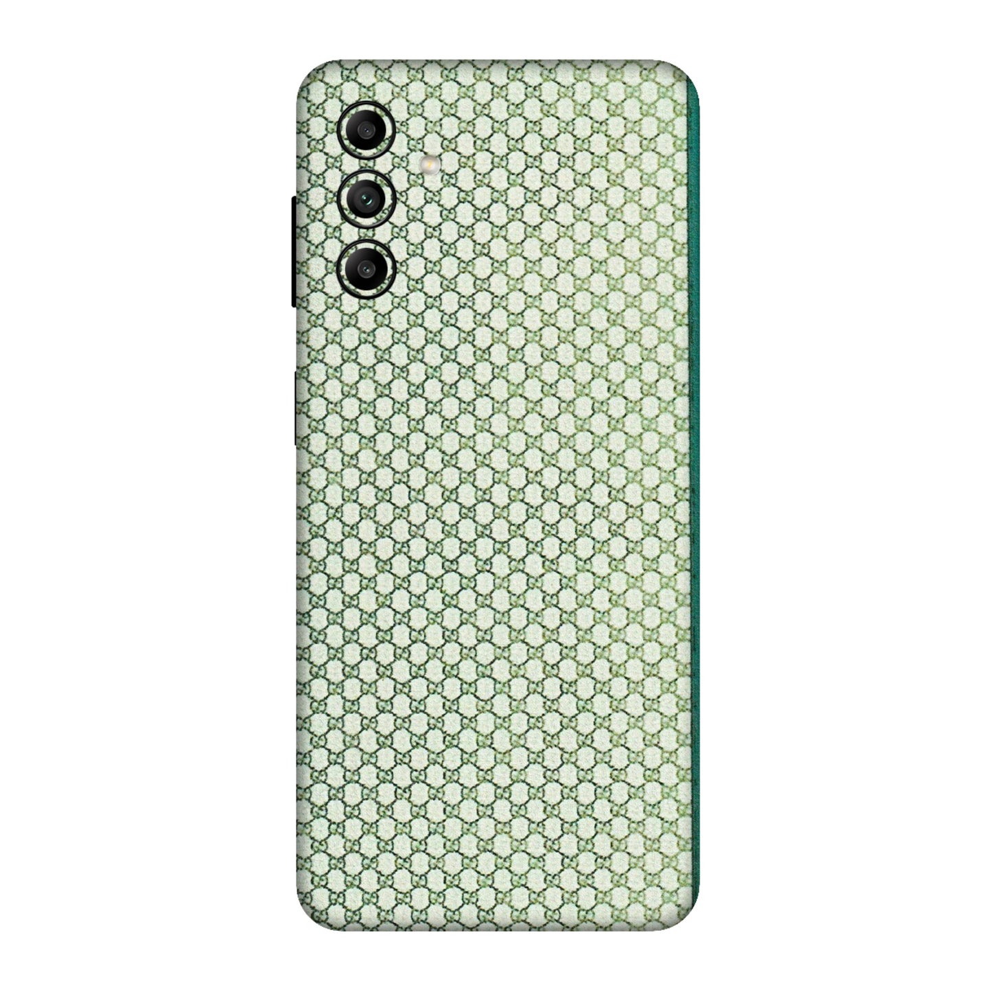 Samsung A/S Series Phone Skins (All Models) - Gucci Fabric Pattern - 3D Embossed Finish (L-73) Samsung Galaxy A04S