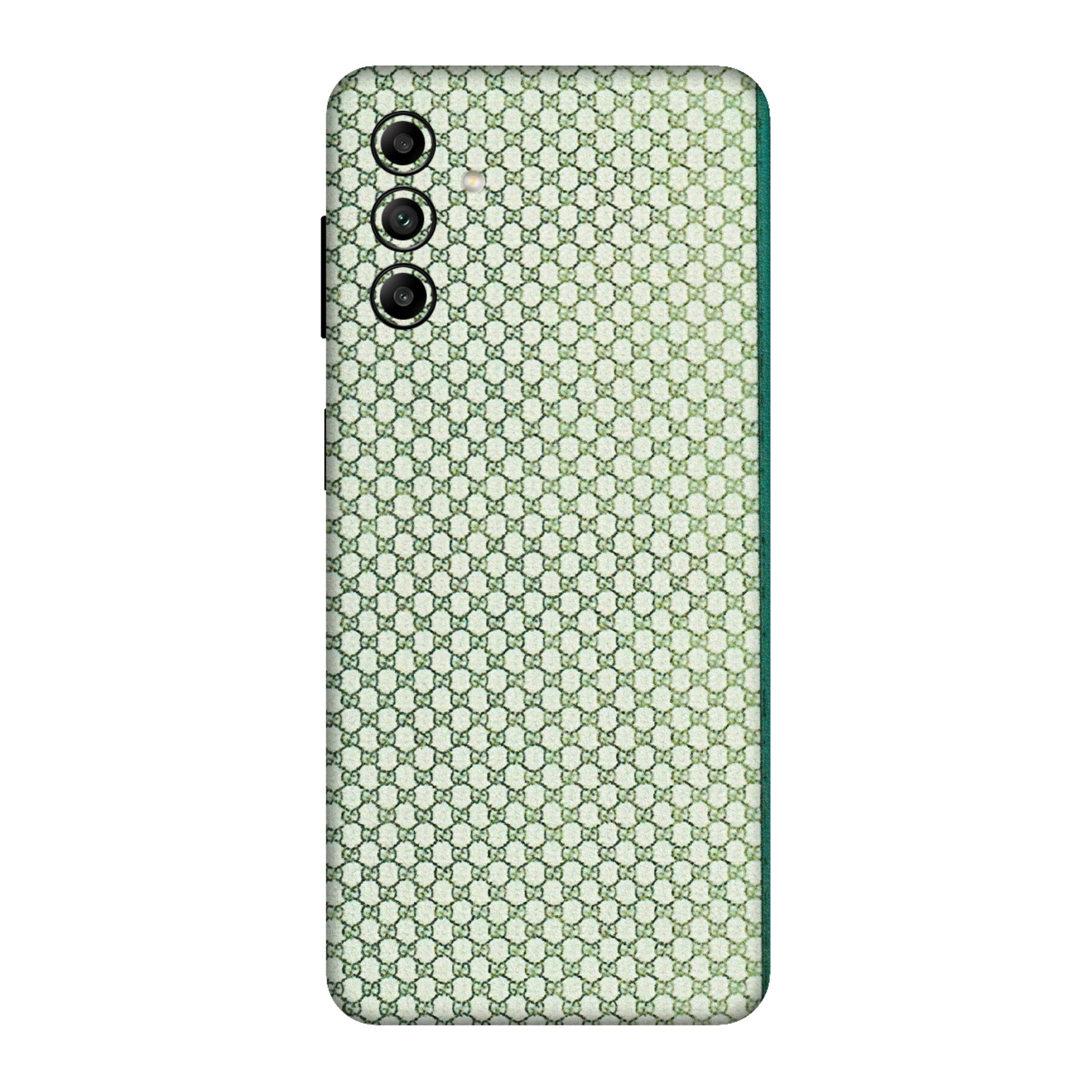 Samsung A/S Series Phone Skins (All Models) - Gucci Fabric Pattern - 3D Embossed Finish (L-73) Samsung Galaxy A04S