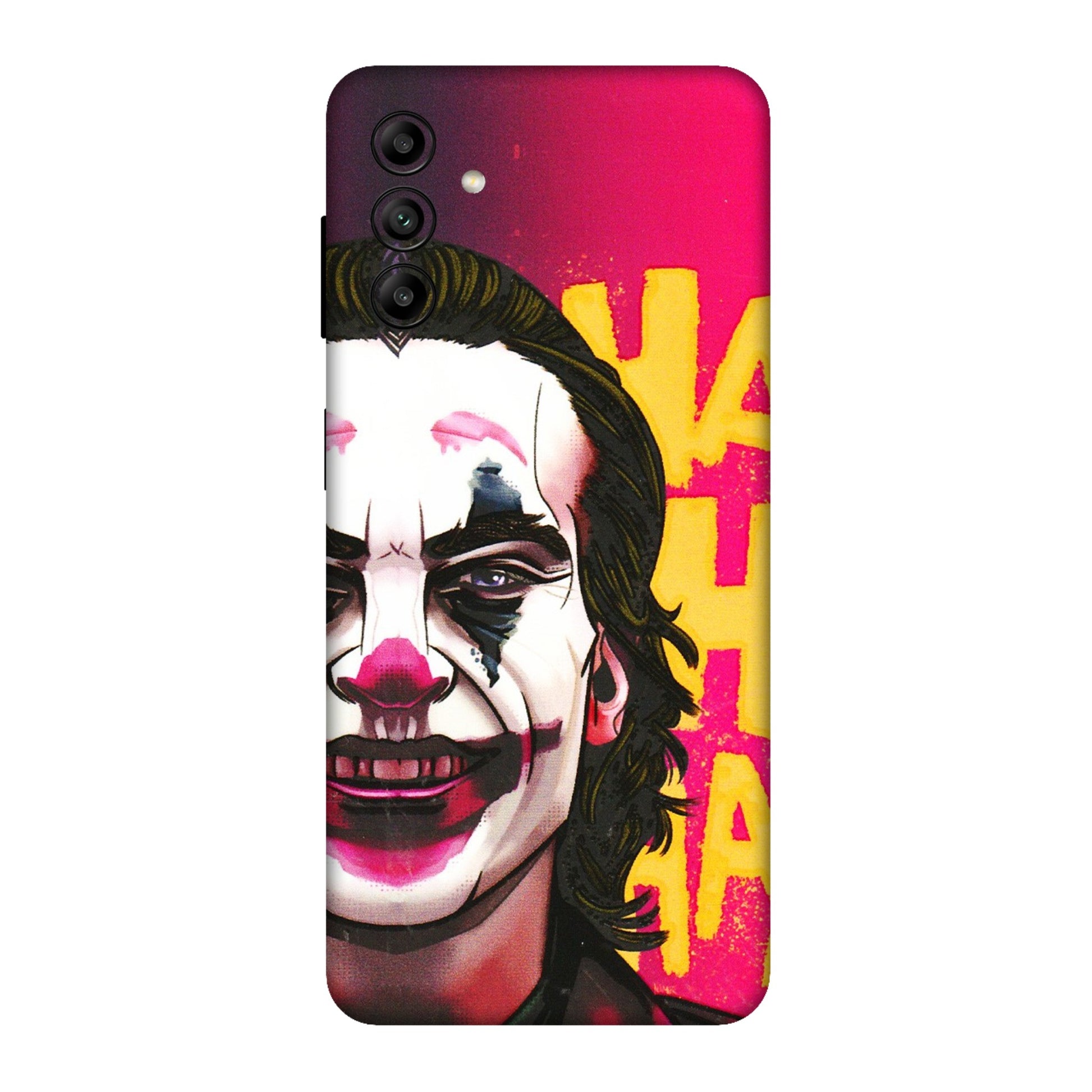 Samsung A/S Series Phone Skins (All Models) - Joker Evil Laugh - 3D Embossed Finish (L-97) Samsung Galaxy A04S