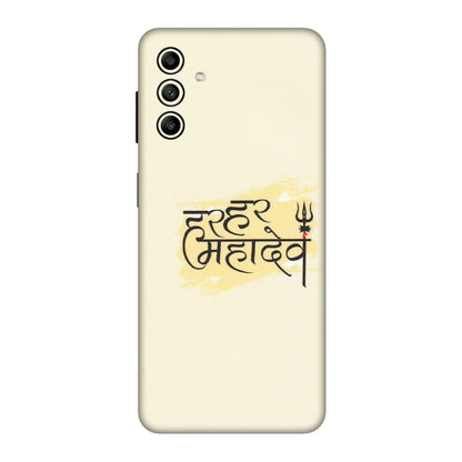 Samsung A/S Series Phone Skins (All Models) - Har Har Mahadev - Matte Finish (M-10) Samsung Galaxy A04S