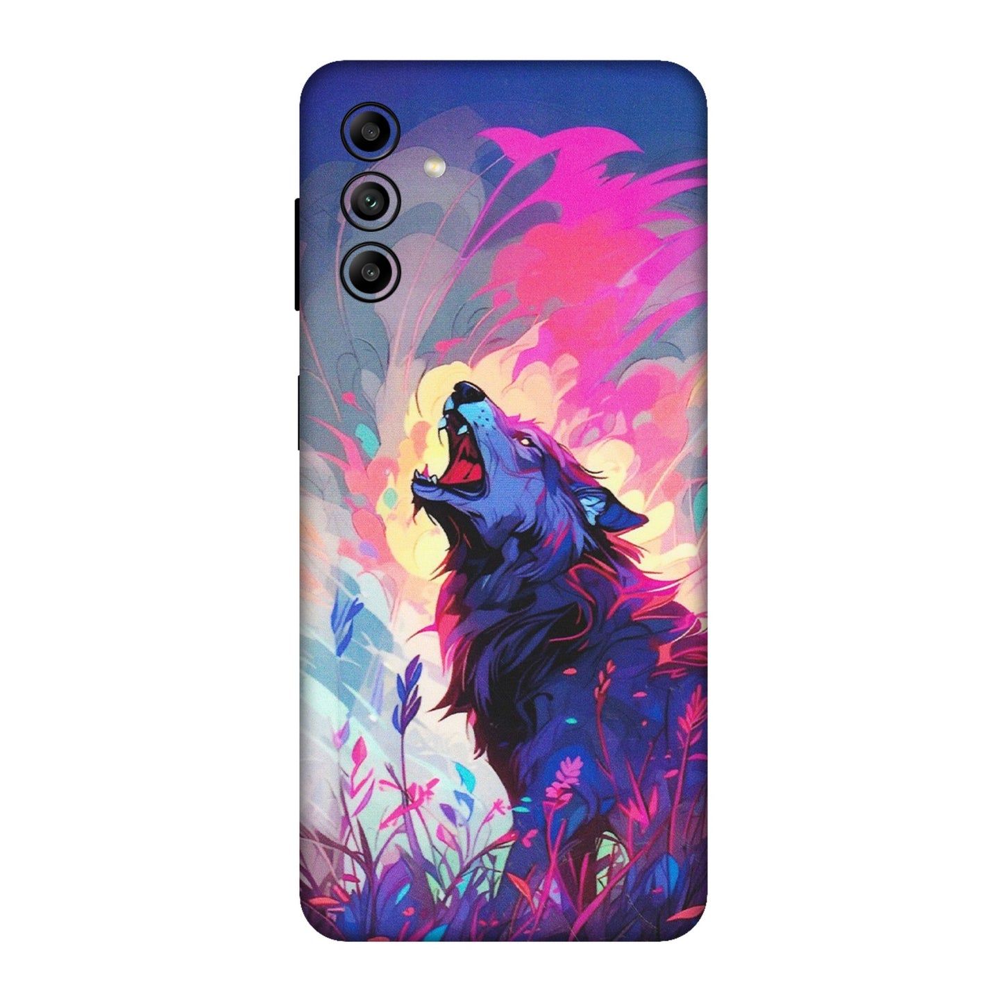 Samsung A/S Series Phone Skins (All Models) - New Wild Wolf Abstract - Matte Finish (M-125) Samsung Galaxy A04S