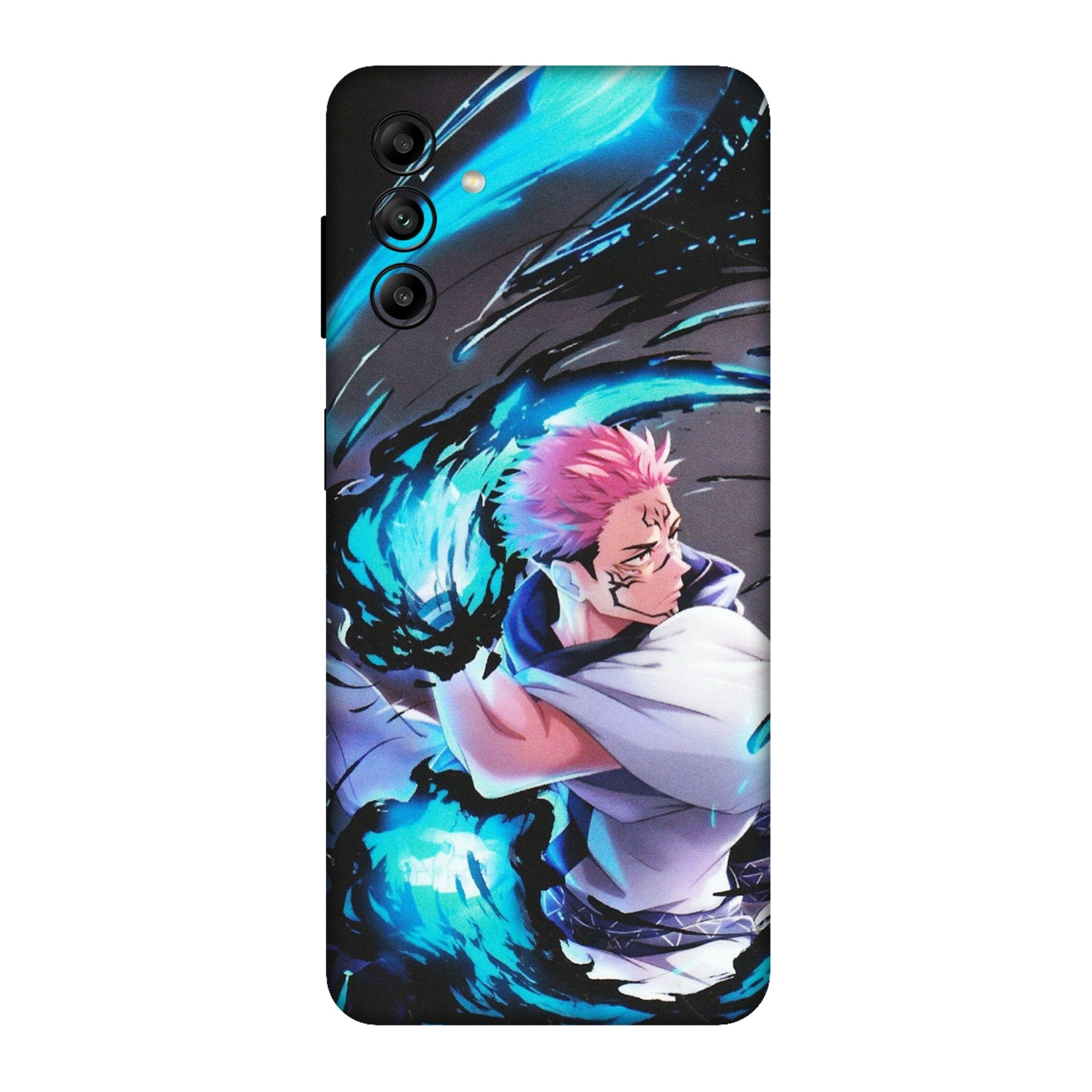 Samsung A/S Series Phone Skins (All Models) - New Jujutsu Kaisen Grey Blue Anime - Matte Finish (M-127) Samsung Galaxy A04S