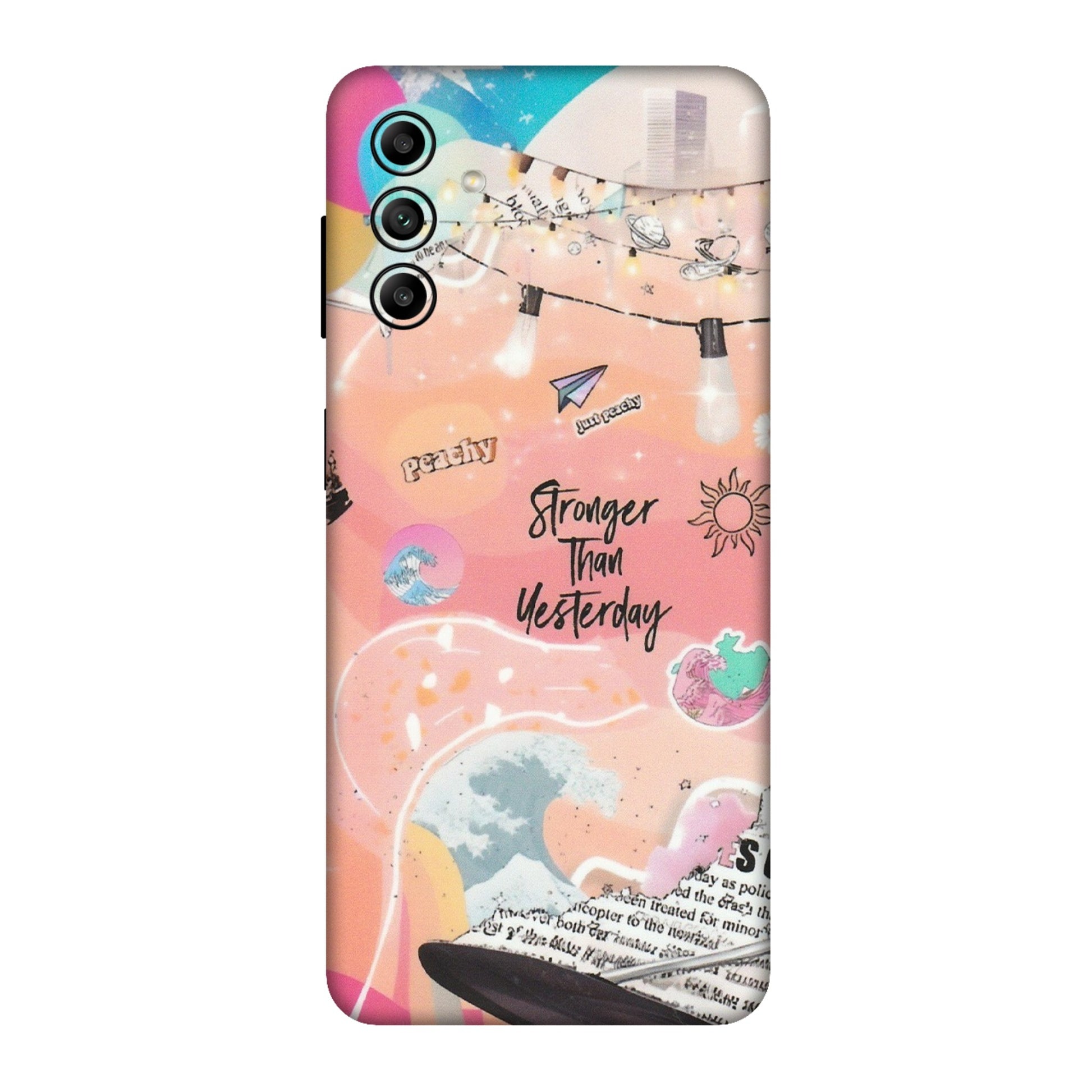 Samsung A/S Series Phone Skins (All Models) - Stronger Then Yesterday - Matte Finish (M-128) Samsung Galaxy A04S