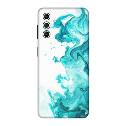 Samsung A/S Series Phone Skins (All Models) - Sky Blue Abstract Colour - Matte Finish (M-146) Samsung Galaxy A04S