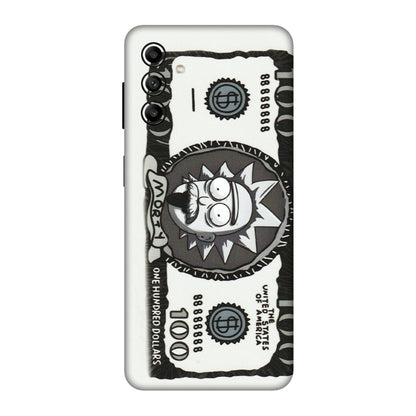 Samsung A/S Series Phone Skins (All Models) - Rick And Morty Hundred Dollar Anime - Matte Finish (M-161) Samsung Galaxy A04S