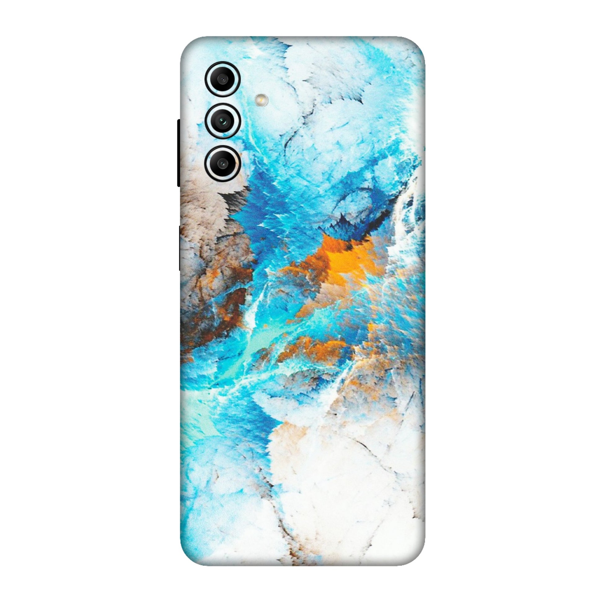Samsung A/S Series Phone Skins (All Models) - Blue Waves Abstract - Matte Finish (M-19) Samsung Galaxy A04S