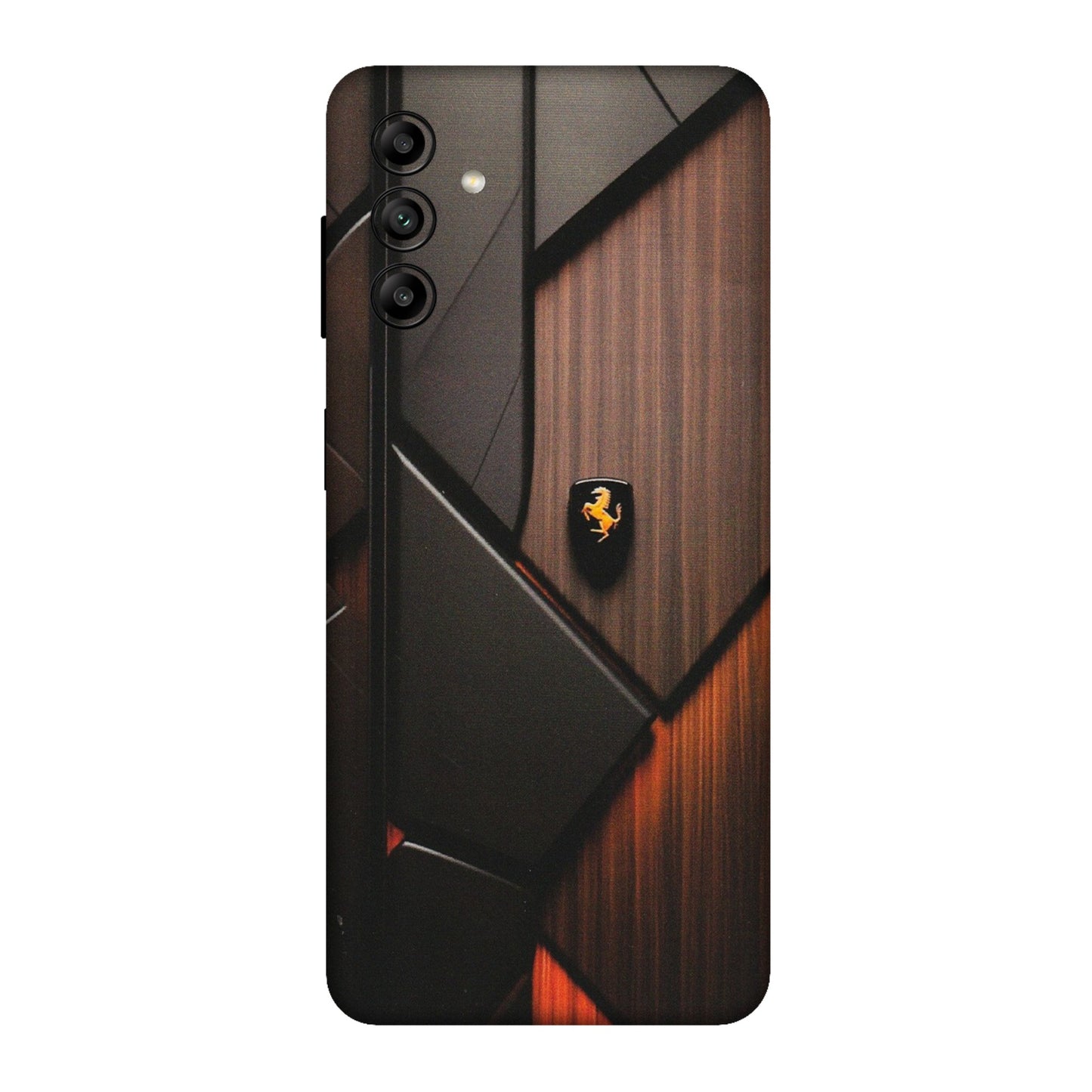 Samsung A/S Series Phone Skins (All Models) - Lambo Beauty Wood Pattern Sober - Matte Finish (M-51) Samsung Galaxy A04S
