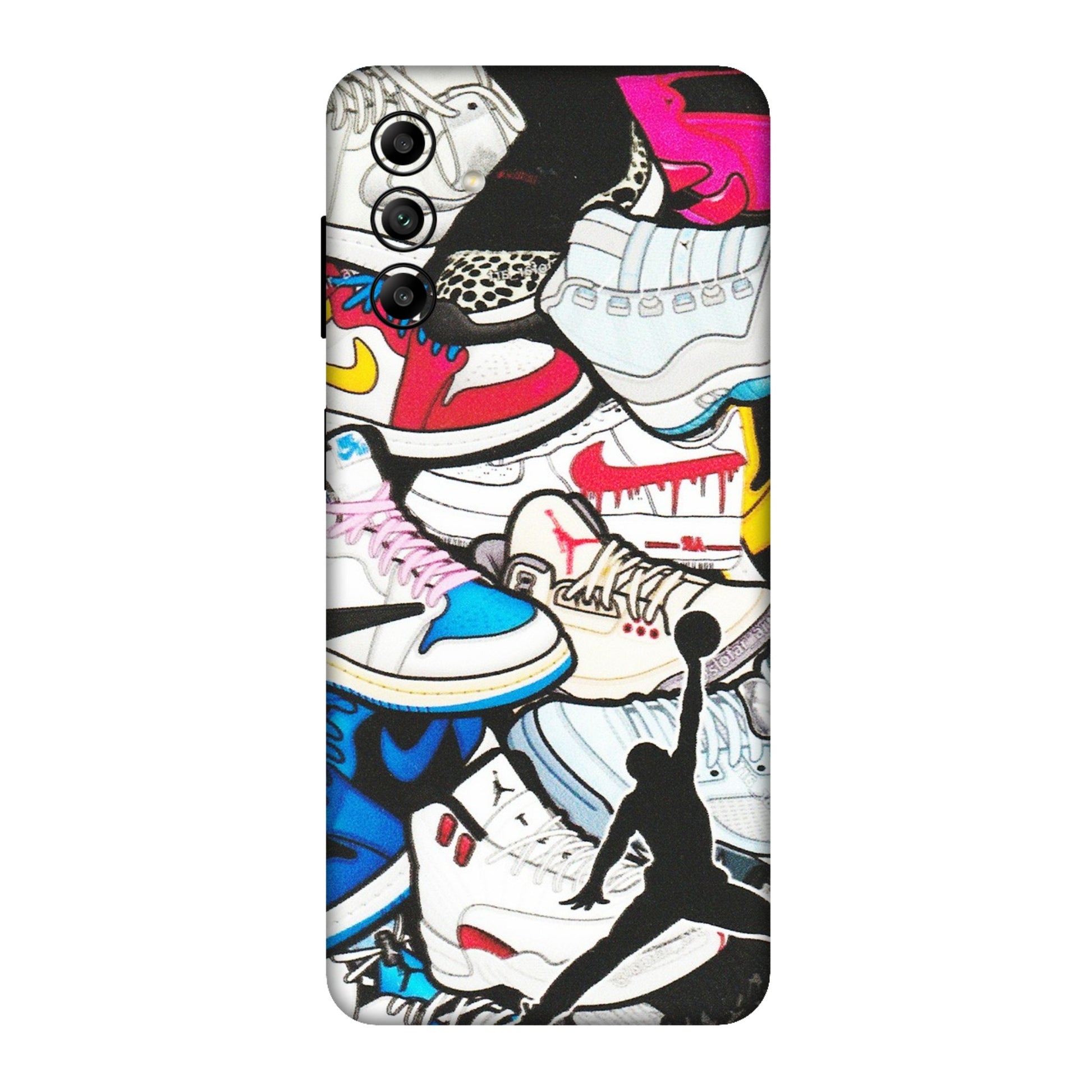 Samsung A/S Series Phone Skins (All Models) - Jordan Sneakers Fan - Matte Finish (M-80) Samsung Galaxy A04S