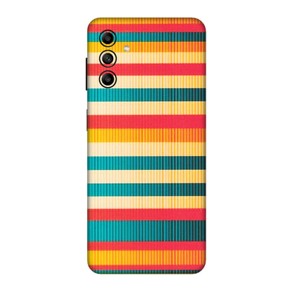 Samsung A/S Series Phone Skins (All Models) - Colourful Stripes Soothing Effect - Matte Finish (M-86) Samsung Galaxy A04S