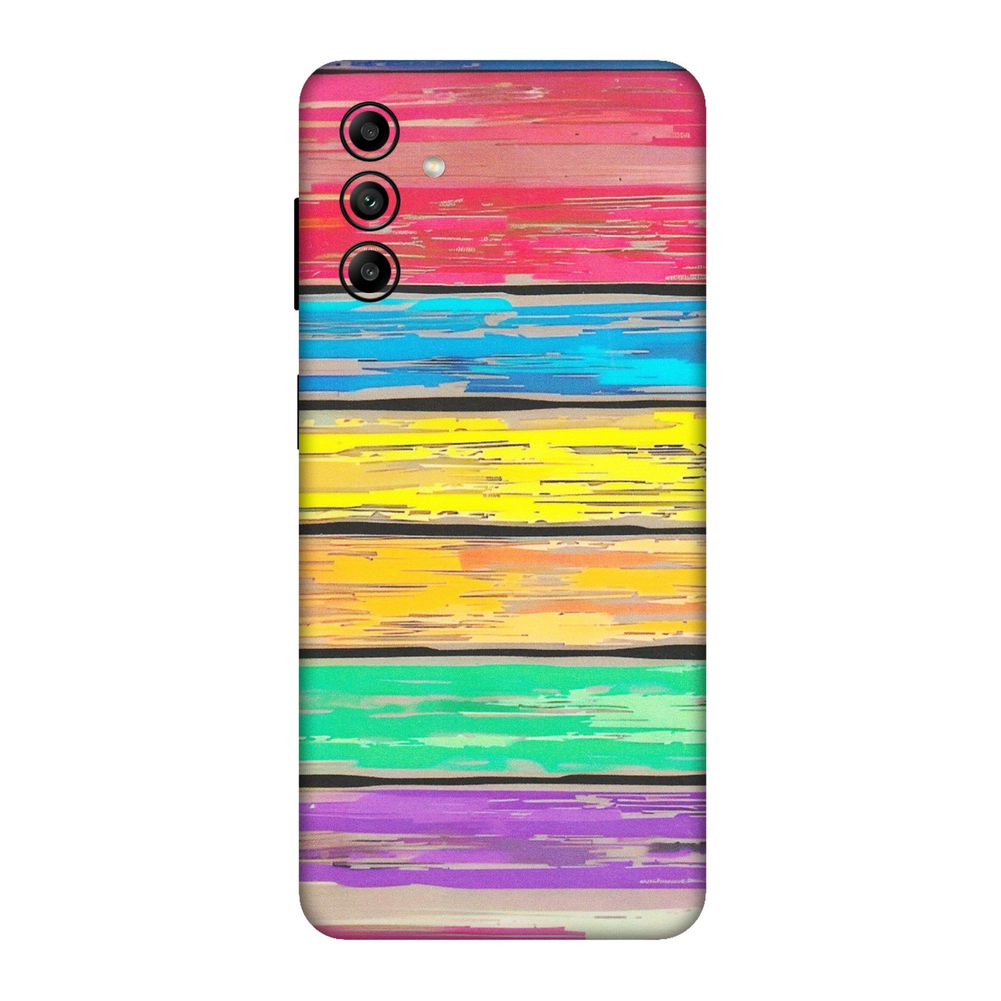 Samsung A/S Series Phone Skins (All Models) - Multi Colour Wooden Wall - Matte Finish (M-96) Samsung Galaxy A04S