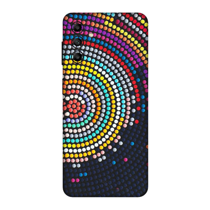 Samsung A/S Series Phone Skins (All Models) - Rainbow Dot Mandala - Matte Finish (M-97) Samsung Galaxy A04S