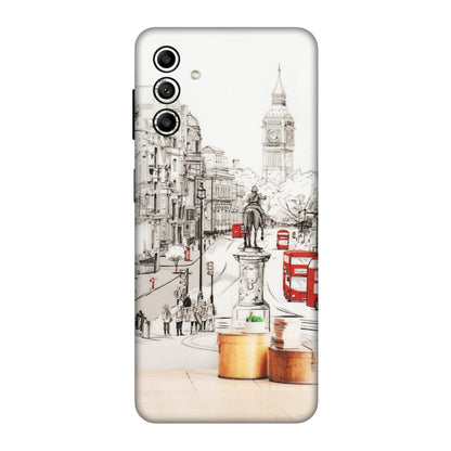 Samsung A/S Series Phone Skins (All Models) - London Street - Transparent Finish (T-02) Samsung Galaxy A04S