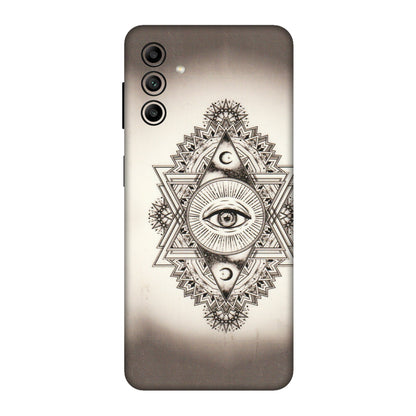 Samsung A/S Series Phone Skins (All Models) - Illuminati Great Eye - Transparent Finish (T-14) Samsung Galaxy A04S
