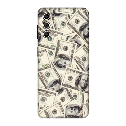 Samsung A/S Series Phone Skins (All Models) - Dollar Lover - Transparent Finish (T-17) Samsung Galaxy A04S