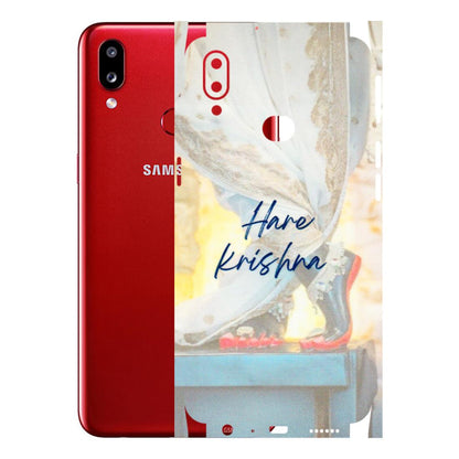 Samsung A/S Series Phone Skins (All Models) - Hare Krishna - 3D Embossed Finish (L-03) Samsung Galaxy A10S