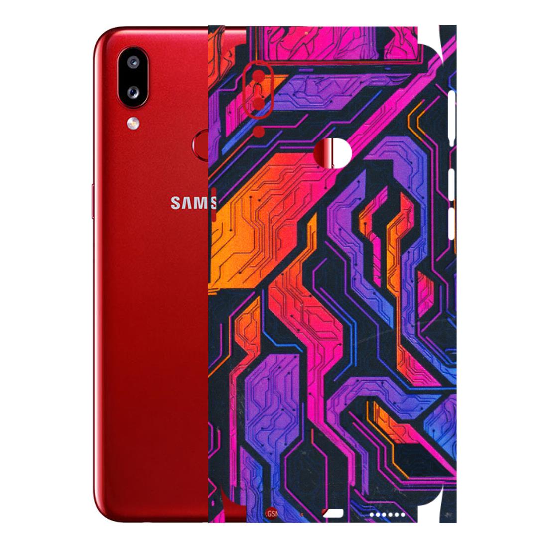 Samsung A/S Series Phone Skins (All Models) - Tech Circuits Futuristic - 3D Embossed Finish (L-07) Samsung Galaxy A10S