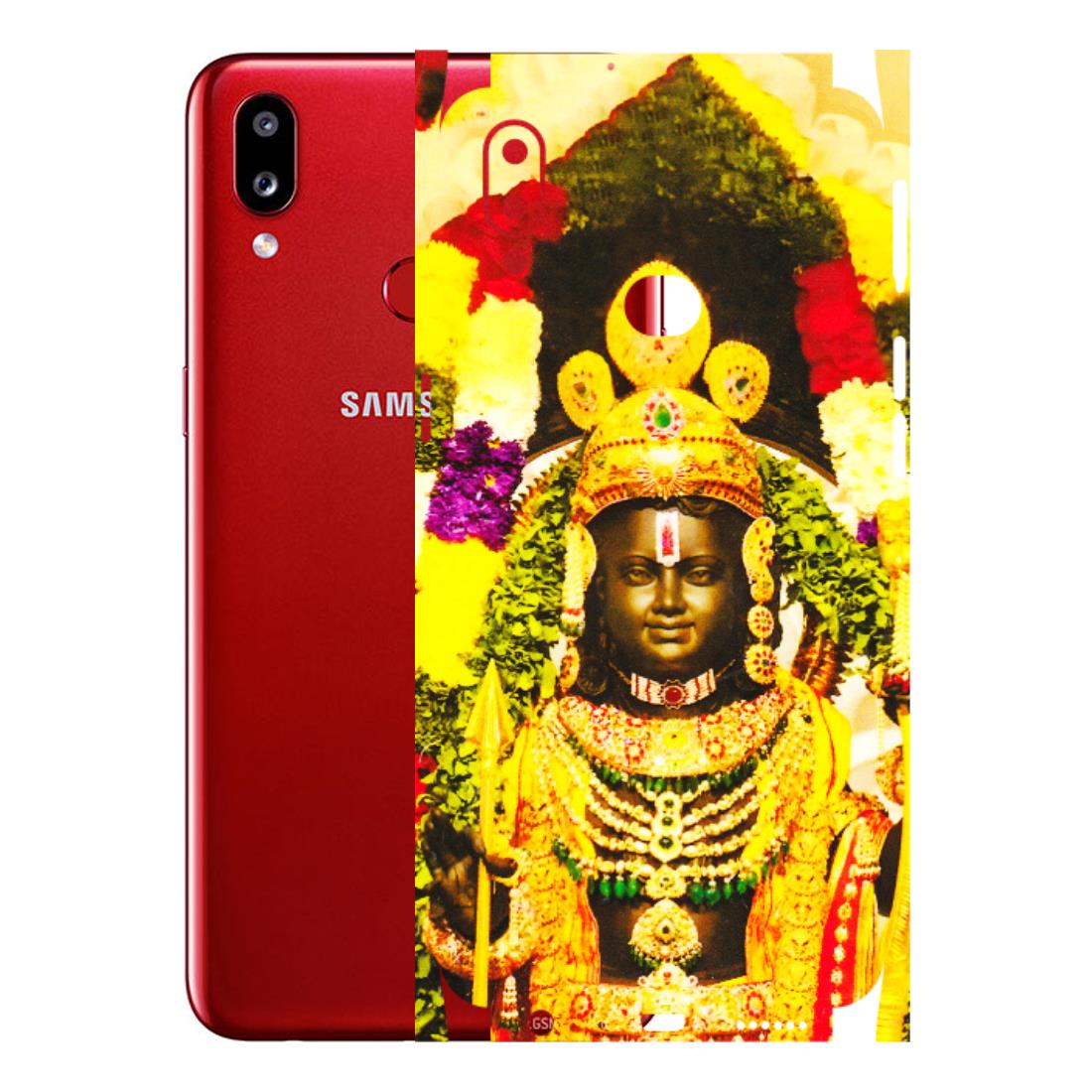Samsung A/S Series Phone Skins (All Models) - Ram Lalla Ayodhya - 3D Embossed Finish (L-103) Samsung Galaxy A10S