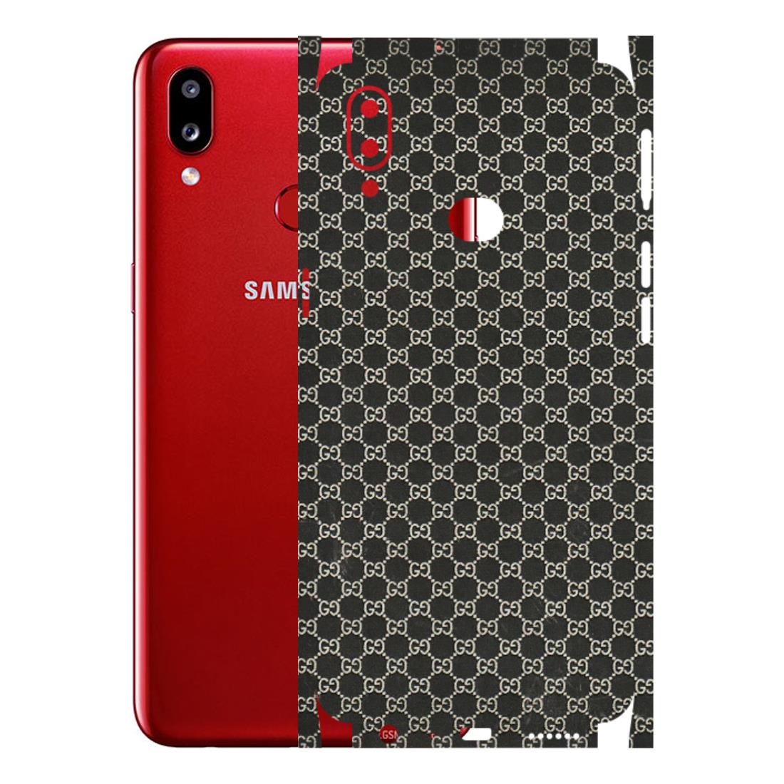 Samsung A/S Series Phone Skins (All Models) - Black G Print - 3D Embossed Finish (L-109) Samsung Galaxy A10S