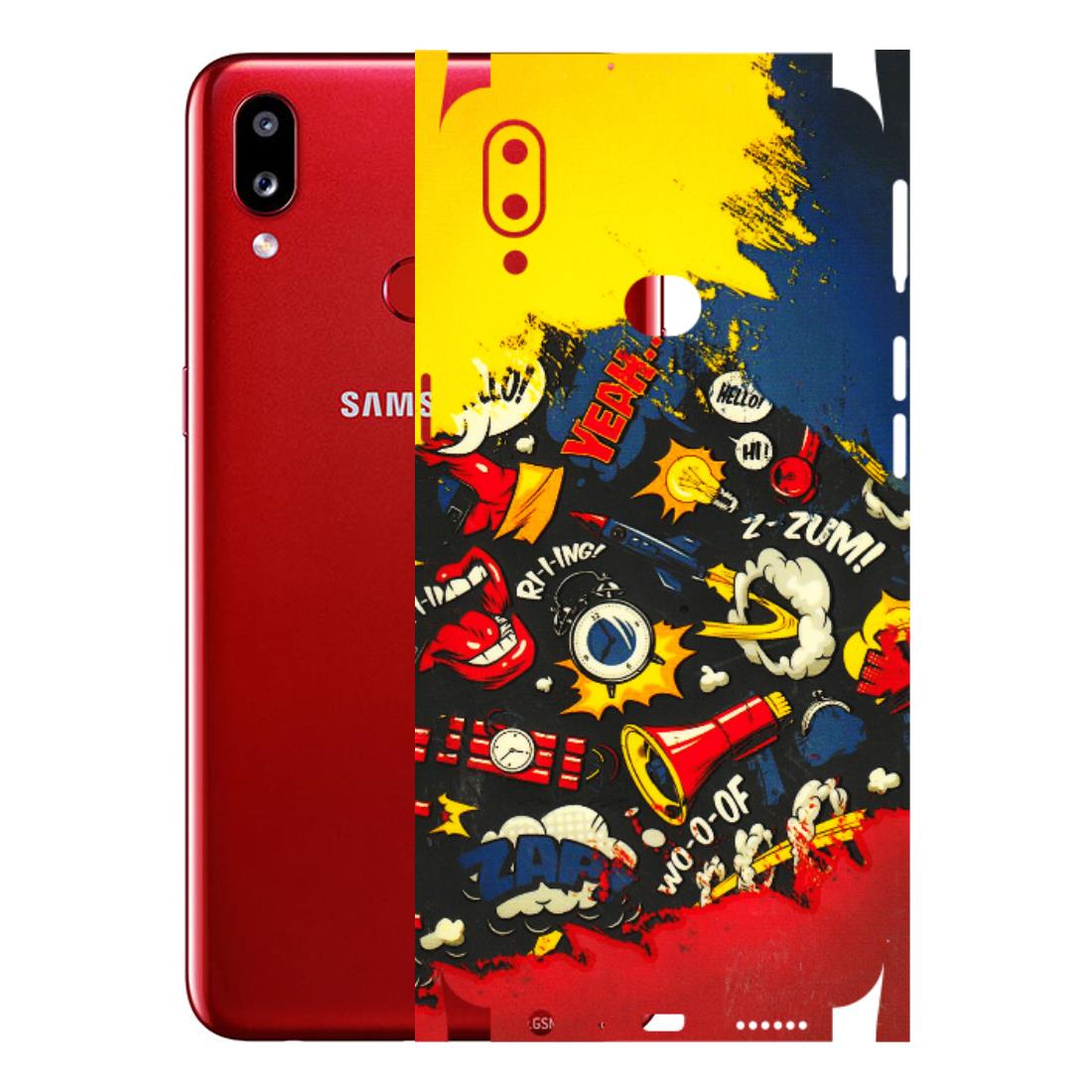 Samsung A/S Series Phone Skins (All Models) - Pacific Doodle Art - 3D Embossed Finish (L-120) Samsung Galaxy A10S