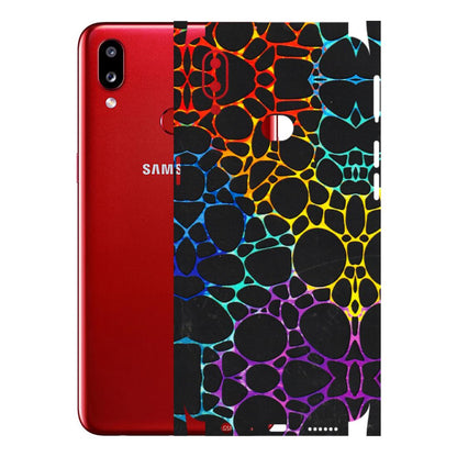 Samsung A/S Series Phone Skins (All Models) - Abstract Art MultiColour - 3D Embossed Finish (L-133) Samsung Galaxy A10S